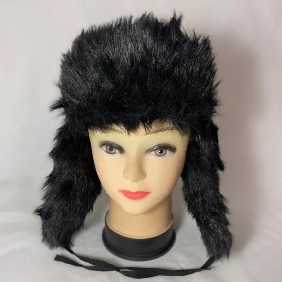 Scala Pronto Trapper Aviator Bomber Black Winter Hat - Picture 2 of 7